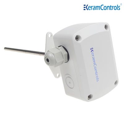 Датчик температуры установленный трубопроводом с зондом длины 65mm