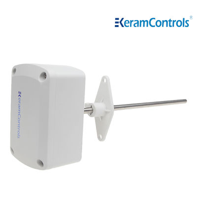 Датчик температуры установленный трубопроводом с зондом длины 65mm