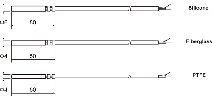 Провод нержавеющее 316 0 передатчиков 2 датчика PTFE 5K 10K NTC